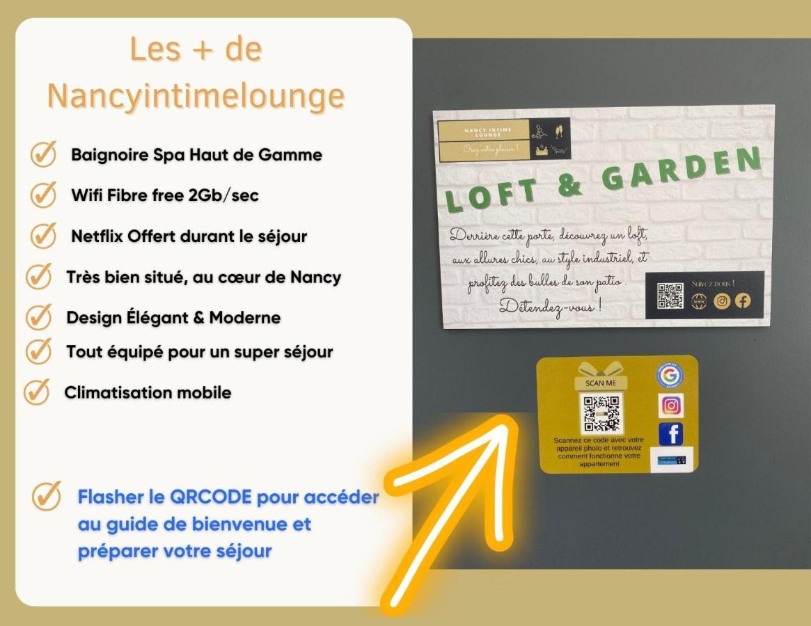 Suite Le Loft & Garden Et Spa By Nancyintimelounge Eksteriør bilde